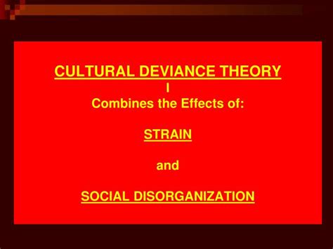 Ppt Chapter 6 Social Structure Theory Powerpoint