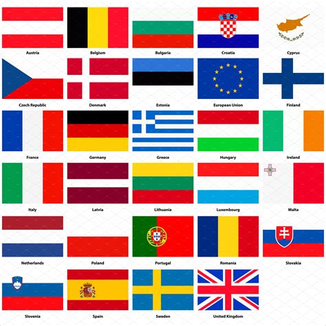 Lista 102 Foto Paises De Europa Y Sus Banderas Mirada Tensa