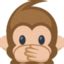 macaco que não fala nada Emoji Significado