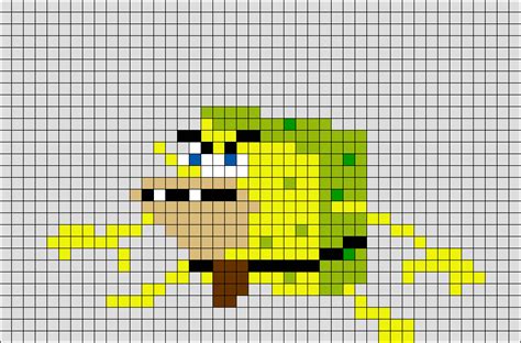 Pixel Spongebob Meme Brik