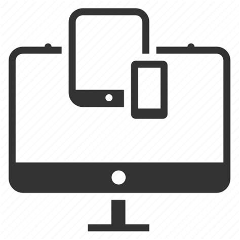 Computer Devices Gadget Mobile Responsive Screen Tablet Icon
