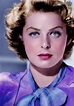 Colors for a Bygone Era: A young Ingrid Bergman (1915 - 1982) ca mid 1940s