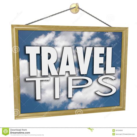 Let's start with the essential ones: Travel Tips Hanging Sign Agency Advice Helpful Information ...