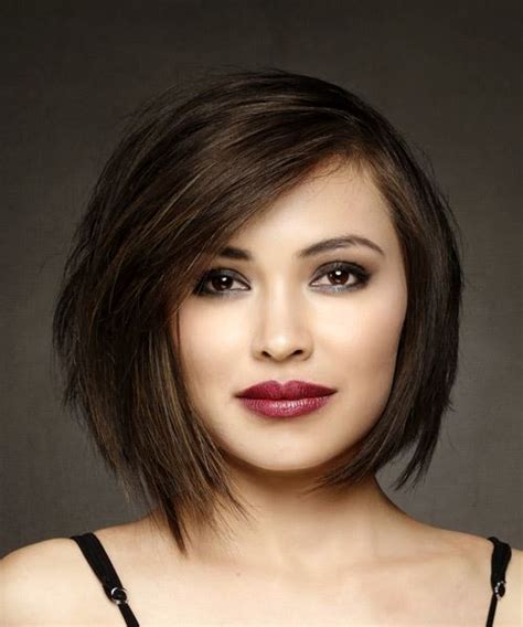 Short Hairstyles With Bangs Brunette Best Hairstyles For