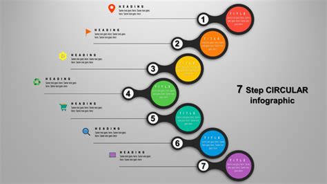 5powerpoint 7 Step Circular Infographic Powerup With Powerpoint