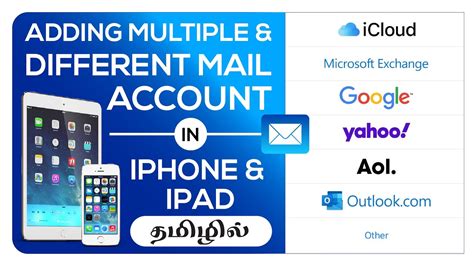 How To Add Multiple Email Accounts In Iphone And Ipad Youtube
