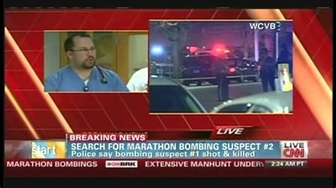 Boston Marathon Bombings Hospital Press Conference One Suspect Dead April 19 2013 521 Am