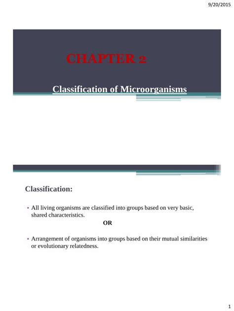 Pdf Classification Of Microorganisms · Pdf File9202015 1