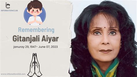 Remembering Gitanjali Aiyar The Iconic Doordarshan News Anchor