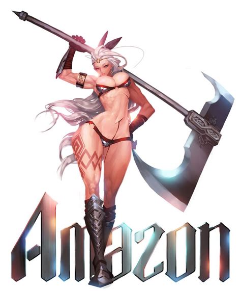 Stunning Fan Art Of Amazon From Dragons Crown
