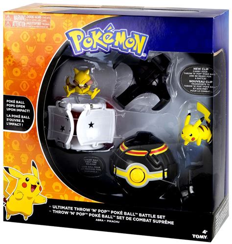 Pokemon Throw N Pop Pokeball Ultimate Throw N Pop Poke Ball Battle Set