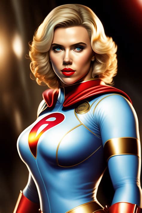Lexica Scarlett Johansson In Power Girl From Dc Comics