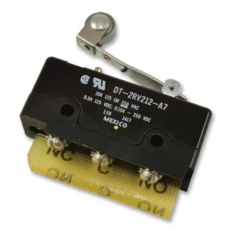 DT-2RV212-A7 Interruptor básico estándar Serie DT MICRO SWITCH