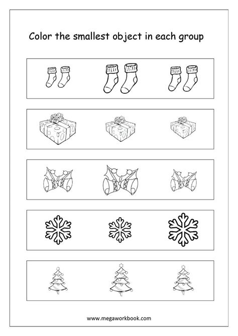Pre K Printable Worksheetspractice Concept Big And Small Big And