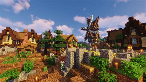 Minecraft Medieval Town