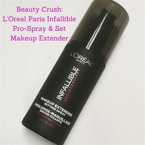 Beauty Crush Loreal Paris Infallible Pro Spray And Set Makup Extender