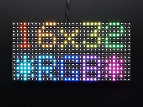 Discover prices, catalogues and new features. Medium 16x32 RGB LED matrix panel | Diy electronics, Video ...