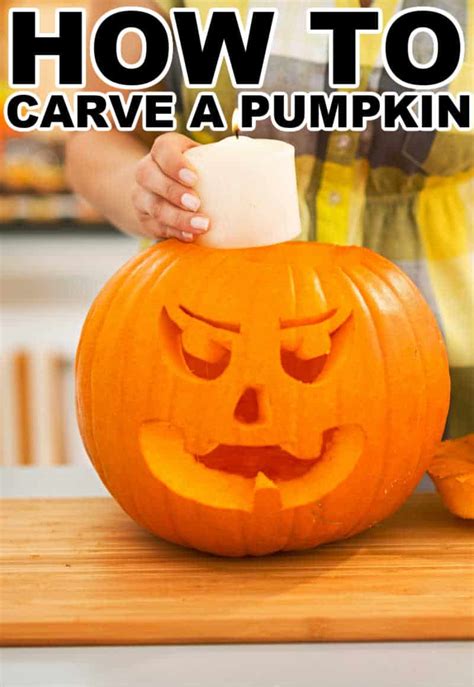 How To Carve A Pumpkin For Halloween Midgetmomma
