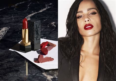 Zoë Kravitz Ve Ysl Beautyden Yeni Ruj Koleksiyonu Harpersbazaar