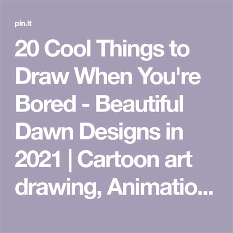 20 Cool Things To Draw When Youre Bored Beautiful Dawn Designs Images