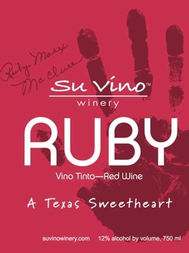 Su Vino Winery Ruby Vivino