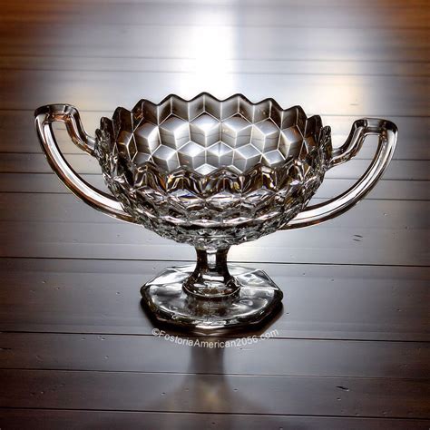 Footed Handled Bowl Fostoria American Glassware Line 2056