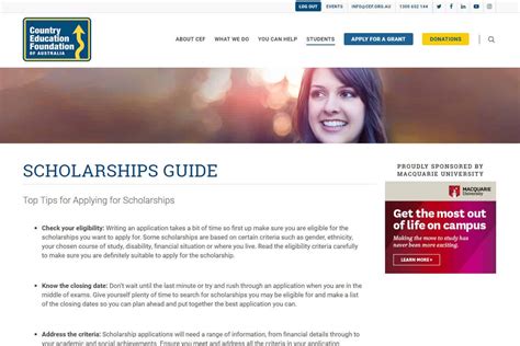 2018 Scholarships Guide A One Stop Resource For School Leavers
