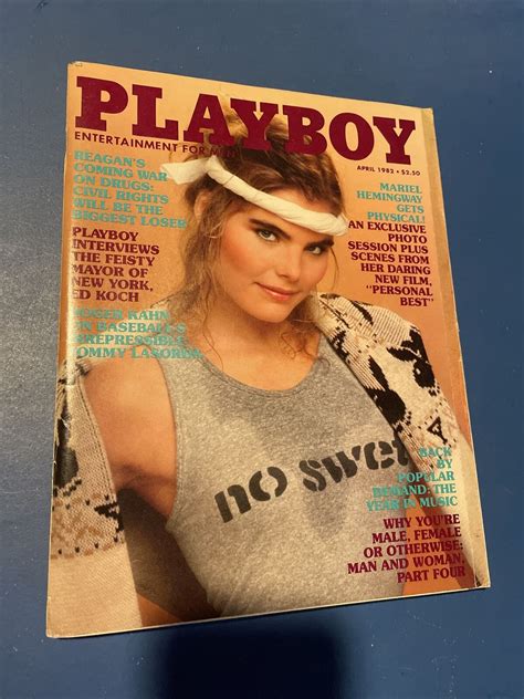 Playboy April Mariel Hemingway Linda Rhys Vaughn Ed Koch James