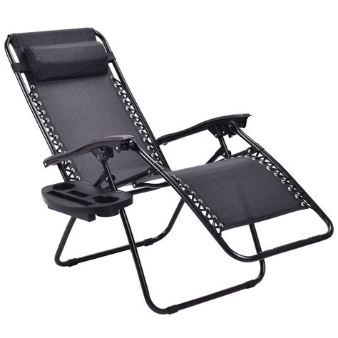 Beach chairs sit low to the ground, so you can lounge comfortably with your toes in the sand and listen to the waves crash. Goplus Zero Gravity Chairs Lounge Patio Folding Recliner Outdoor Yard Beach with Cup Holder ...
