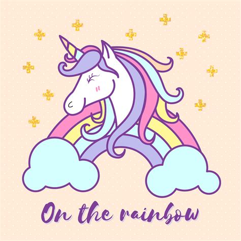 Cute Unicorn Cartoon Character Illustration Design 363622 Vector Art