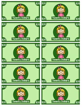 In excel 2007, please click the office button > print > print preview. Printable Money Sheets - Classroom Economy by Amanda's Little Learners
