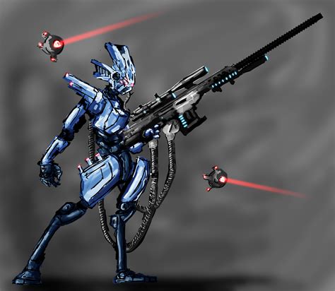 Cyborg Sniper Concept By Nuke Em Nic On Deviantart