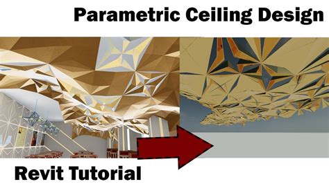 Revit Tutorial Parametric Ceiling Design Youtube