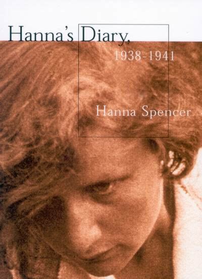 Hanna S Diary 1938 1941 Mcgill Queen’s University Press