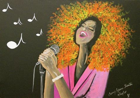 Alpha Kappa Alpha Wall Art Painting Victoria Sings Her Heart Out By