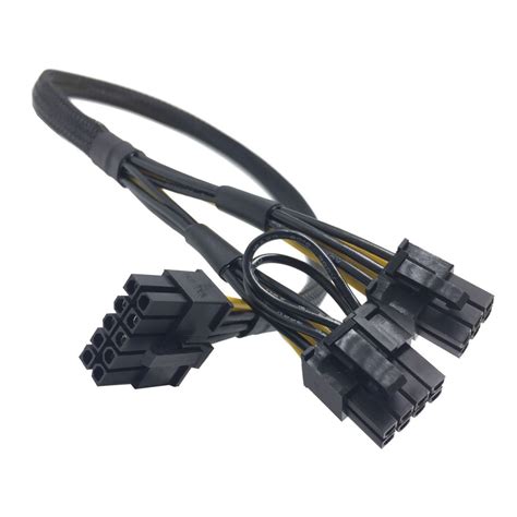 10 Pin To 8 Pin And 6 Pin Gpu Pcie Power Cable For Hp Proliant Dl150