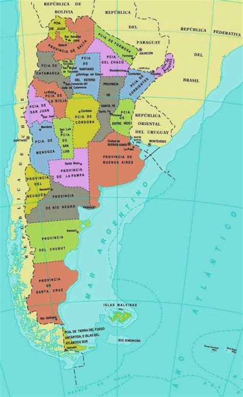 Mapas De Argentina Desde Tierra Del Fuego Pasando Por Buenos Aires