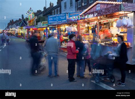Sugarty Street Food Market Stalls And Amusements Attractions At The