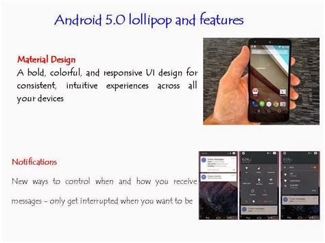 Learn New Things Android 50 Lollipop New Features Design Hands On