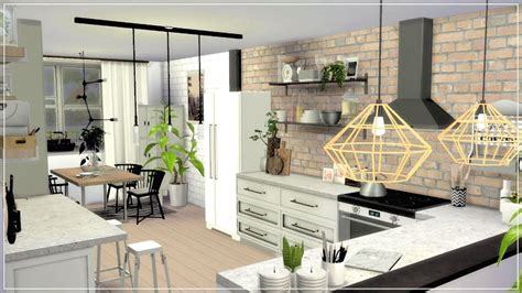 The Sims 4 Apartment Build Swedish Chic Studio Apartment Cc Links