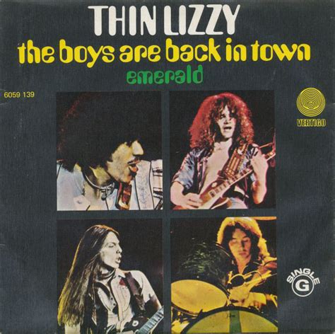 Thin Lizzy The Boys Are Back In Town 1976 Vinyl Discogs