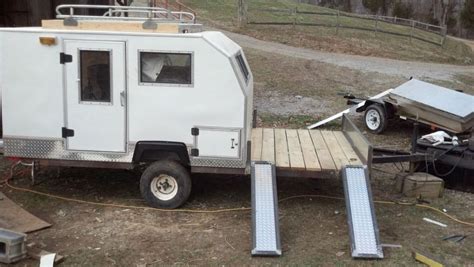 Homemade Toy Hauler Camper Trailer It Should Of Been Built As A Tandem