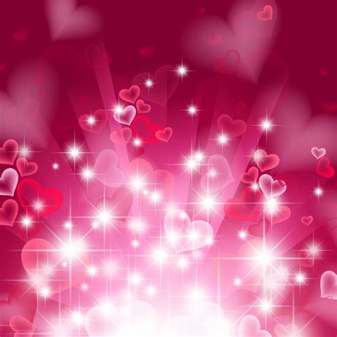 Abstract Heart Background In Pink Free Vector Graphics All Free Web