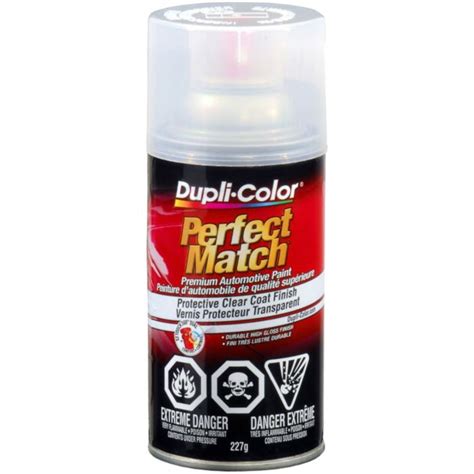 Cbcl0125 Dupli Color Perfect Match Auto Paint Clear Top Coat 8 Oz