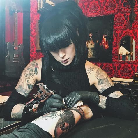 Kat Von D Thekatvond ”tattoo Time At Highvoltagetat ⚡️”