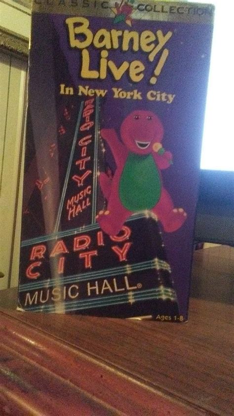Barney Live In New York City Vhs 1994 Classic Collection 1399