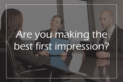 How To Make A Good First Impression Edge Careers