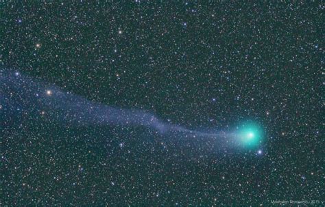 Comet Lovejoy With A Brigth Tail And Plasma Blob Sky And Telescope