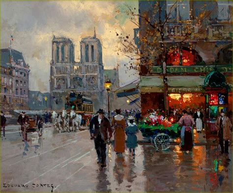 Notre Dame De Paris Par Les Peintres Édouard Léon Cortès 1882 1969