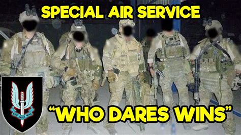 Special Air Service Who Dares Wins Youtube